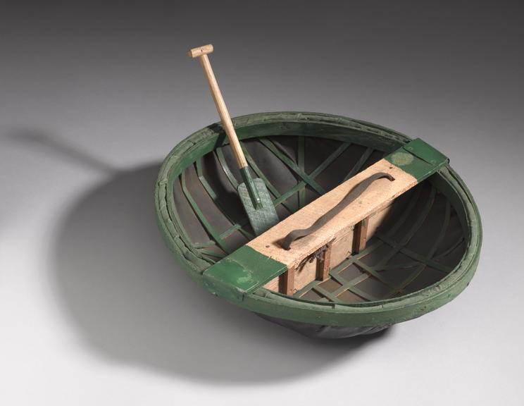 Model of a Coracle from Iron Bridge, on the Upper Severn