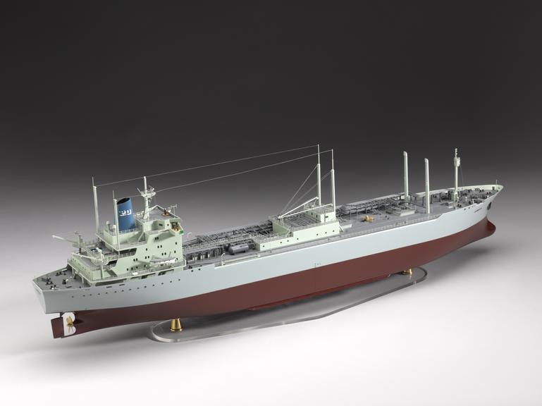 Model of refrigerated gas tanker, MS 'Gambada'