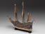 Rigged model of a Dutch merchant ship also known as a