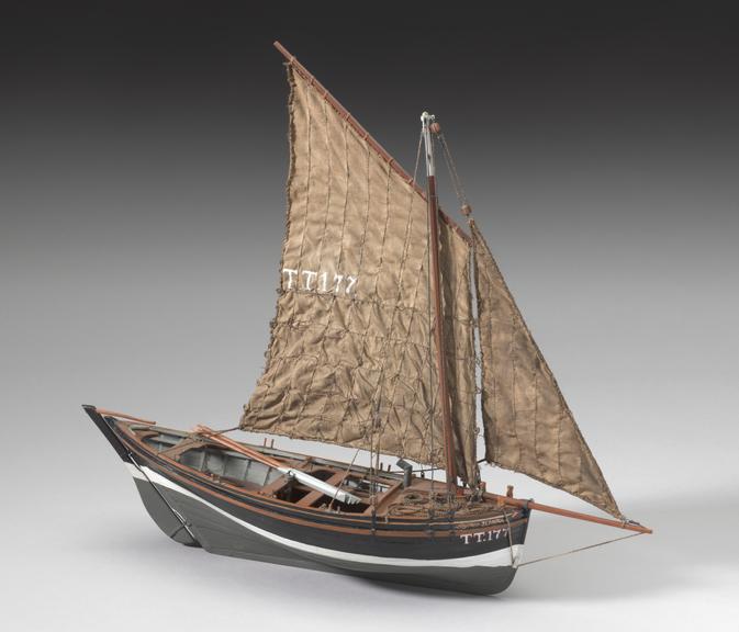 Model of Loch Fyne skiff 'Bonnie Jean'