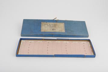 Spare recording charts for thermohygrograph