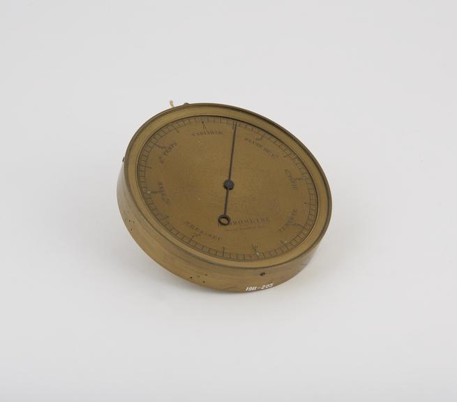 Whalebone hygrometer by Devrine, Paris.