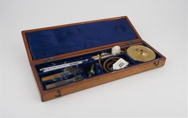 Pair of Mercury thermometer for hygrometer, British, 1866