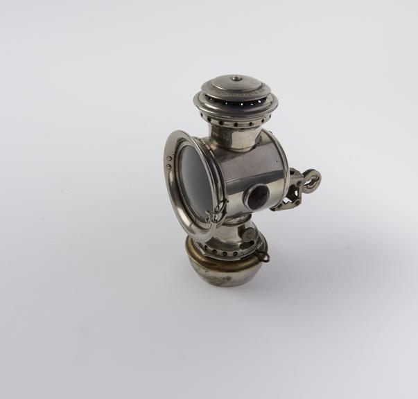 American oil lamp, for cycles, c. 1890.