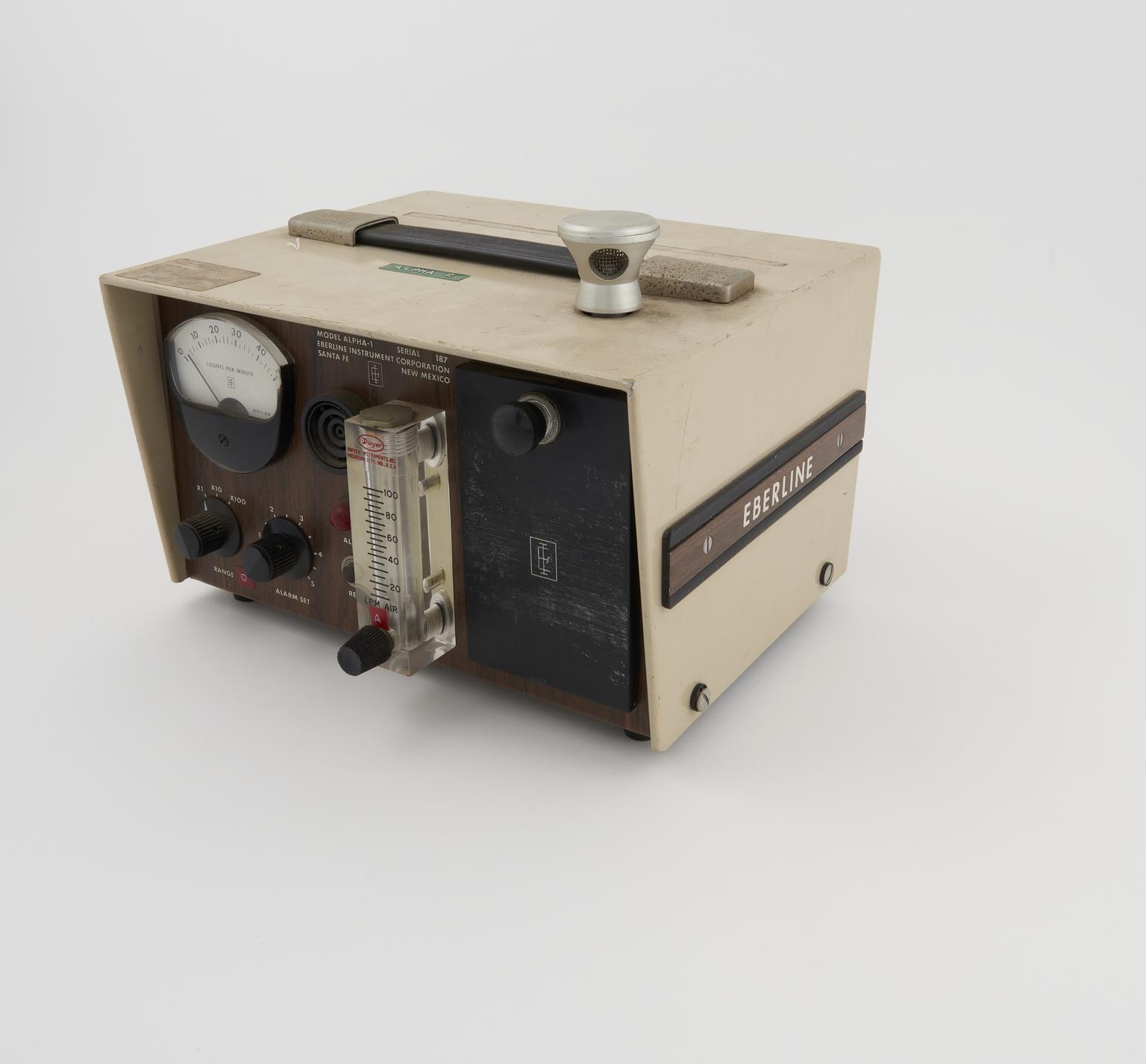 Alpha air monitor model ALPHA 1 by Eberline Instrument Corporation ...