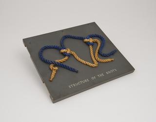 Samples of net making knots.