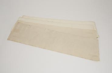 Twelve sheets of specimen papers with water-mark