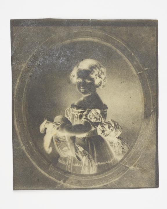 Calotype negative by William Henry Fox Talbot