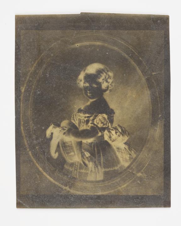 Calotype negative by William Henry Fox Talbot