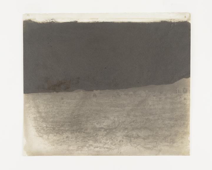 Calotype negative by George Wilson Bridges entitled Niclosi.