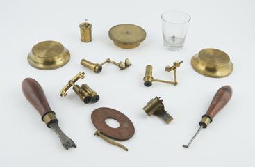 Base (foot) from brass quadrant