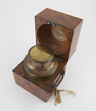 Captain Kater's 10lb brass weight known as "K"