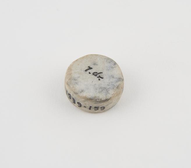 One of 10 Punic limestone weights, BC146