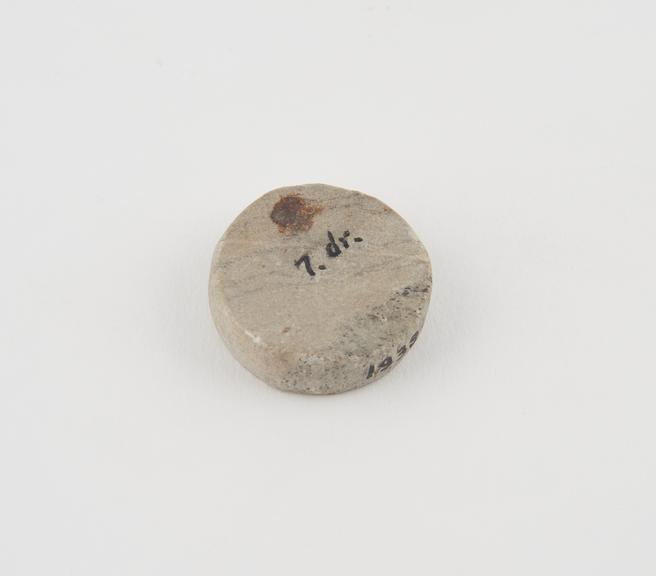 One of 10 Punic limestone weights, BC146