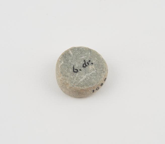 One of 10 Punic limestone weights, BC146