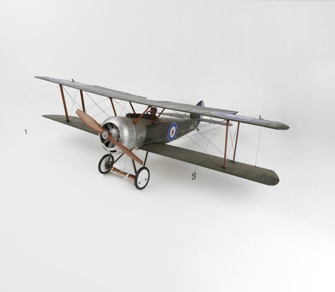 Model of Sopwith Scout (Pup) aircraft, scale 1:10