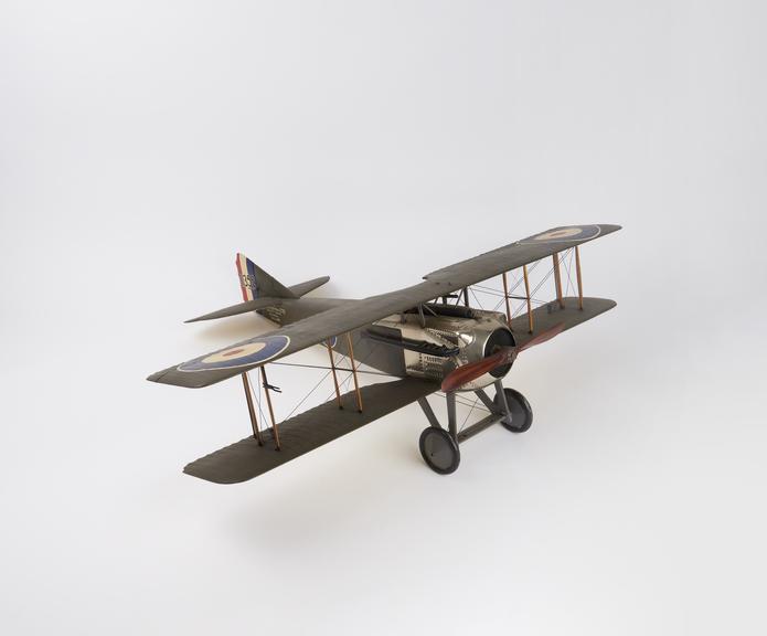 Model of a S.P.A.D. Biplane 1917, scale 1:10