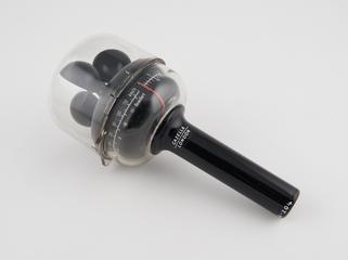 Hand anemometer, three cup, scaled in knots and Beaufort