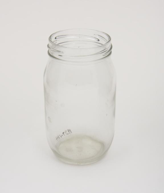 Glass screw-top jar (without lid), 1lb, for jam conserve