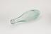 Glass soda water bottle with pointed base