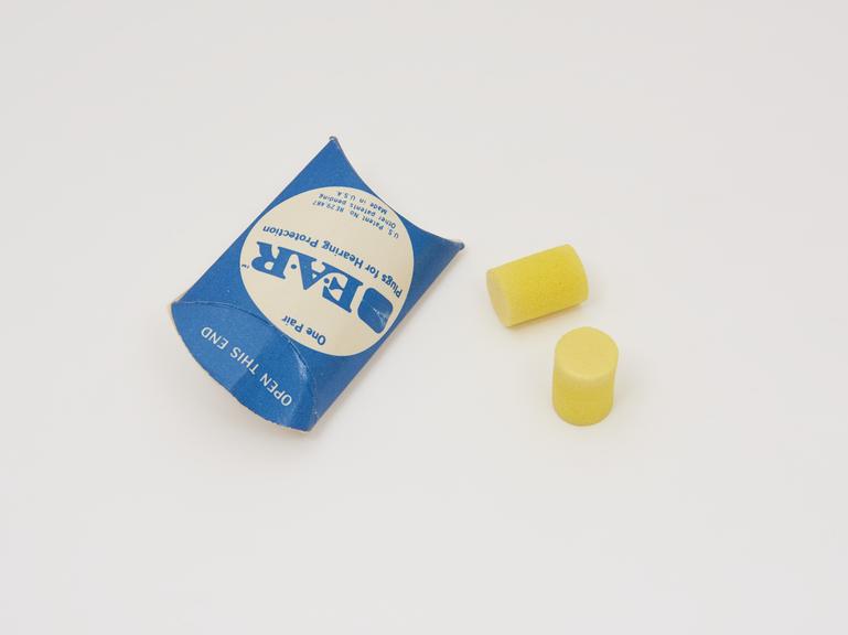 Pair of disposable ear plugs (E.A.R. type)