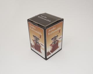 Box for coffee grinder