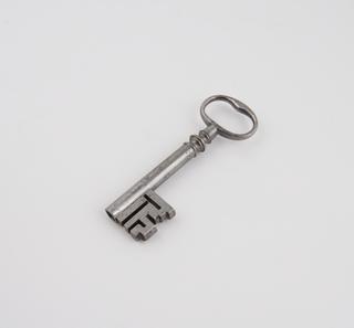 Key for 6" rim dead one-sided warded lock