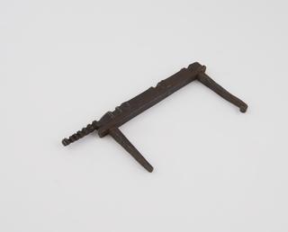 Bracket for gothic lock plate