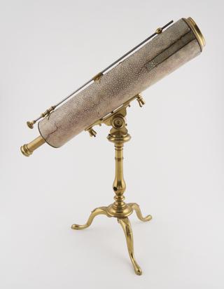 Gregorian reflecting telescope of 2 1/2 inch aperture and 18 inch focal length by Benjamin Martin