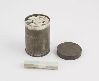 Tin containing test papers