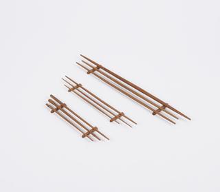Masts and spars for model of English 60-gun warship HMS "Chester"