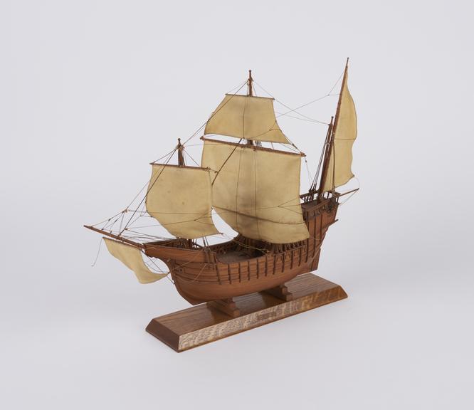 Model of the ship Santa Maria (18 long x 14' high x 8' wide)