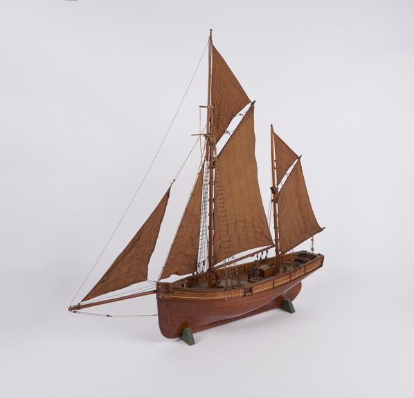 Model of a Rye fishing smack