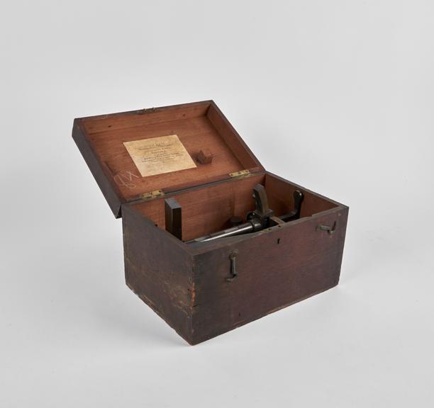 Instrument in box, by John Cail