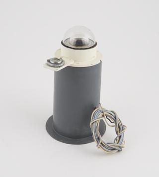 Cylindrical unit with two glass domes