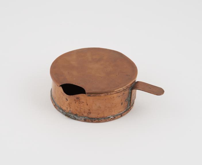 Copper pourer, c.1900.