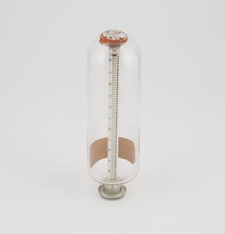 Thermometer in glass vessel