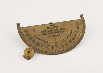 Degrees of Altitude for Peck's planisphere