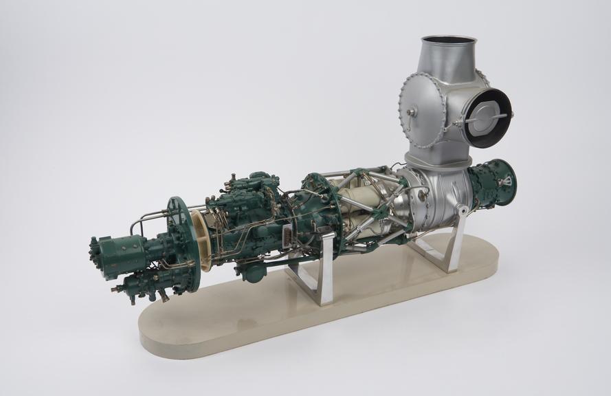 Quarter-scale model of the Oryx' aircraft gas-turbine'