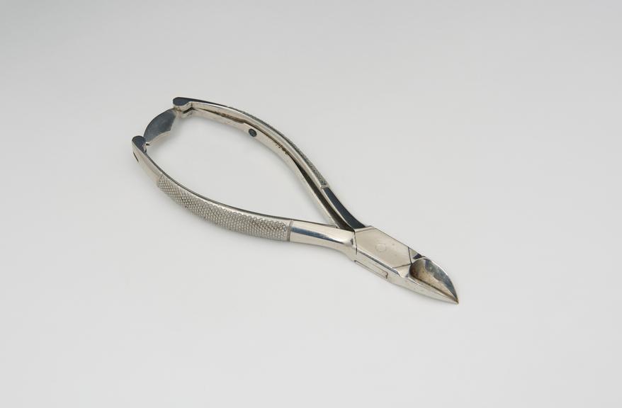 Nail clippers, chromed steel, c.1940