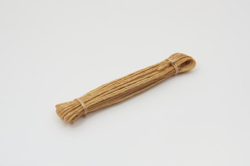 Sisal cord, 4/75  grade extra fine cord that has been dry spun.