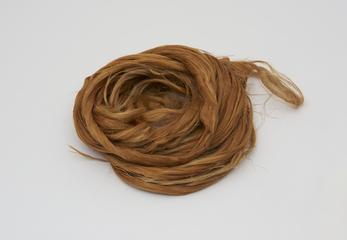 Jute fibre, softened by water oil emulsion