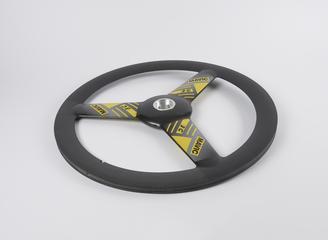 Mavic 3G 650 carbon fibre tri-spoke bicycle front wheel