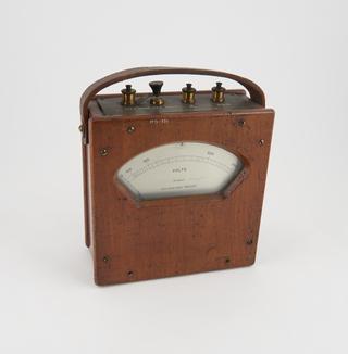 Moving iron voltmeter by Evershed & Vignoles