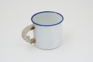 Enamel mug from 'Esbit' travelling stove
