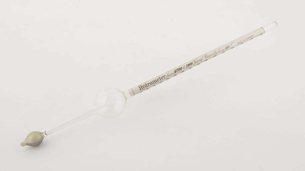 Glass hydrometer made in Germany