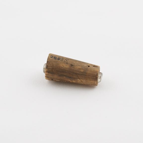 Cork with capillary tube passing through, used by M