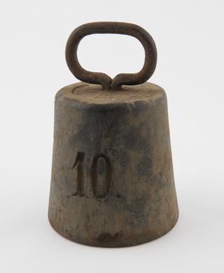 One of five Swedish commercial weights