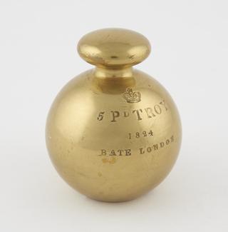 Gunmetal Exchequer Standard Troy Weight