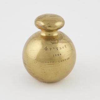 Gunmetal Exchequer Standard Troy Weight